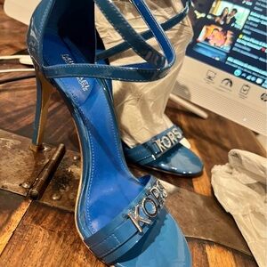 Michael Kors Vibrant Blue Strappy Heels